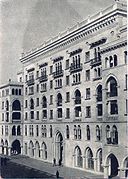 Immeuble résidentiel, construit à Bakou dans les années 1950