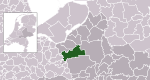 Carte de localisation de Barneveld