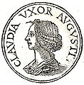 Profil de Clodia Pulchra, Promptuarii Iconum Insigniorum.