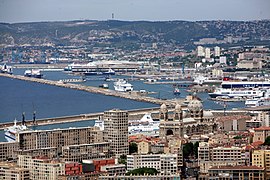 Port de la Joliette à Marseille.