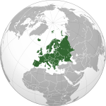 Localisation de l’Europe