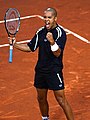 Hicham Arazi, tennisman surnommé « le péon des courts ».