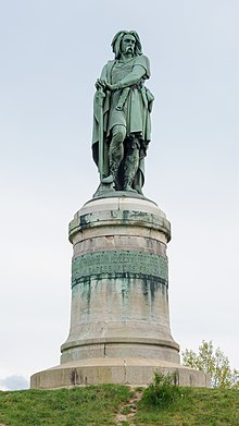 Photograph of Vercingetorix's memorial