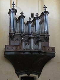 Cathédrale Saint-Sacerdos de Sarlat, orgue en nid d'hirondelle.