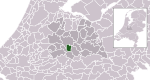 Carte de localisation de Nieuwegein