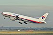 Pesawat yang terlibat dalam nahas Penerbangan Malaysia