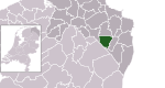 Carte de localisation de Veendam
