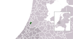 Carte de localisation de Hillegom