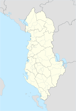 Drač na mapi Albanije