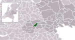 Carte de localisation de Tiel