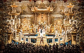 Turandot, Opéra de Puccini sur la scène de l'Opéra Royal de Mascate