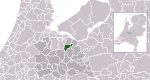 Carte de localisation de Baarn