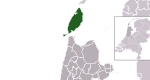 Carte de localisation de Texel