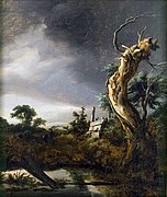 Paysage par temps d'orage (1649), musée Fabre.