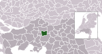 Carte de localisation de Loon op Zand