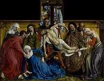 La Descente de croix, v. 1435, par Rogier van der Weyden, musée du Prado.