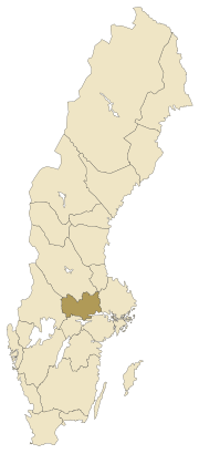 Localisation de Västmanland