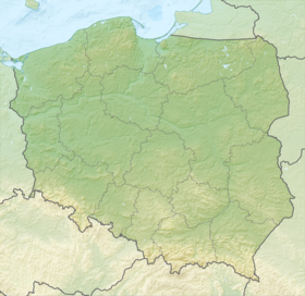 Voir sur la carte topographique de Pologne