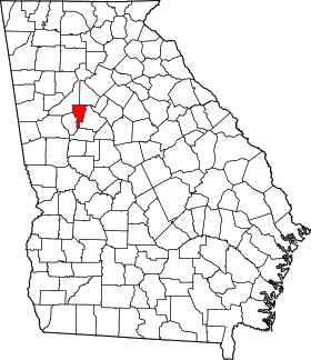 Localisation de Comté de Clayton(Clayton County)