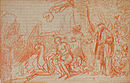 Сузана и старците, скица, 1634