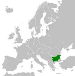 Местоположение на Народна република България