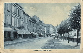 Rue de Metz à Longwy-Bas.
