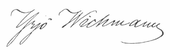signature d'Yrjö Wichmann