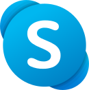 Description de l'image Skype logo (2019–present).svg.