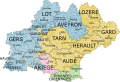 Mapa da rexión Occitania[3]