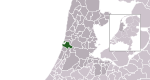 Carte de localisation de Velsen