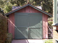 Le garage de HP au 367-369 Addison Avenue à Palo Alto, en Californie