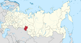 Localisation de Oblast d'Omsk