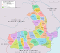 Les județe du royaume de Roumanie entre 1878 et 1913.