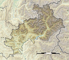 Voir sur la carte topographique des Hautes-Alpes