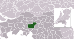 Carte de localisation de Tilbourg