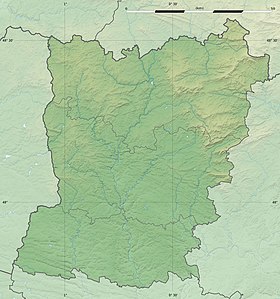 Voir sur la carte topographique de la Mayenne