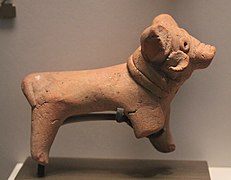 Figurine de chien, Harappa, Musée Guimet.