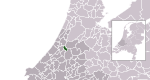 Carte de localisation de Leiderdorp