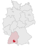 Drapeau de Arrondissement de Sigmaringen