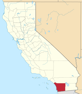Localisation de Comté de San DiegoSan Diego County