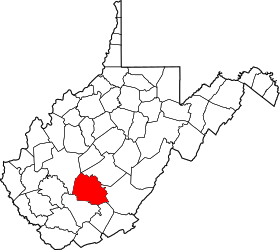 Localisation de Comté de Fayette(en) Fayette County