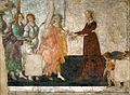 Vénus et les Grâces offrant des présents à une jeune fille, fresque de la villa Lemmi, à Florence, Musée du Louvre.