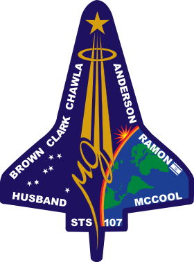 Insigne de la mission STS-107.