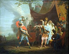 La dispute d'Achille et d'Agamemnon, Johann Heinrich Tischbein (1776).