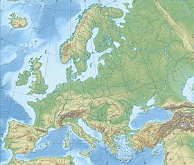 Voir sur la carte topographique d'Europe