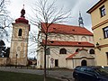 Église à Brandýs nad Labem près de Prague