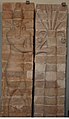 Homme-taureau protecteur et un palmier, bas-relief en briques moulées du temple d'Inshushinak, règne de Shilhak-Inshushinak, milieu du XIIe siècle.