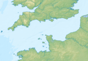Localisation des îles Anglo-Normandes sur la Manche