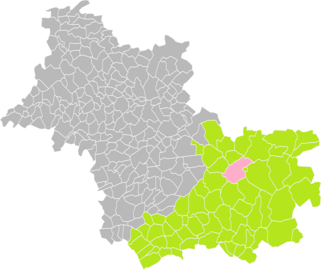 Neung-sur-Beuvron dans l'arrondissement de Romorantin-Lanthenay en 2016.