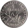 1 francúzsky frank